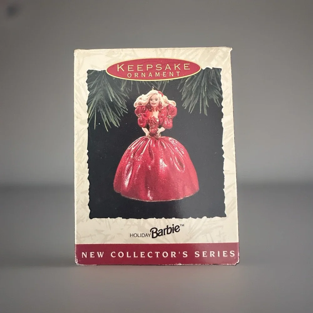 Hallmark Keepsake 1993 Holiday Barbie Doll Ornament 1st in Series Collectors